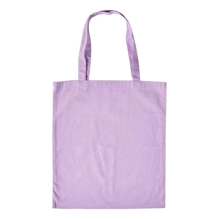 Purple tote bag