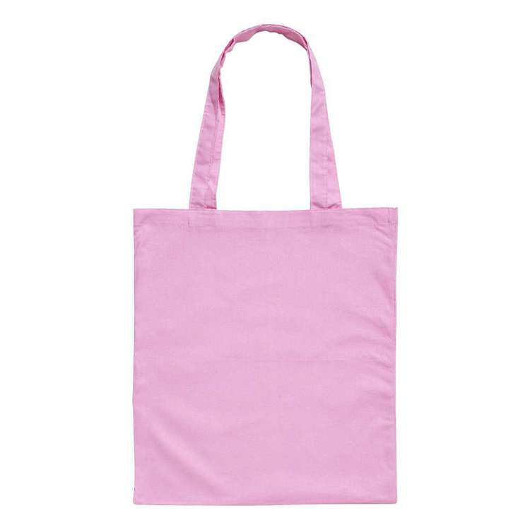 Pink tote bag