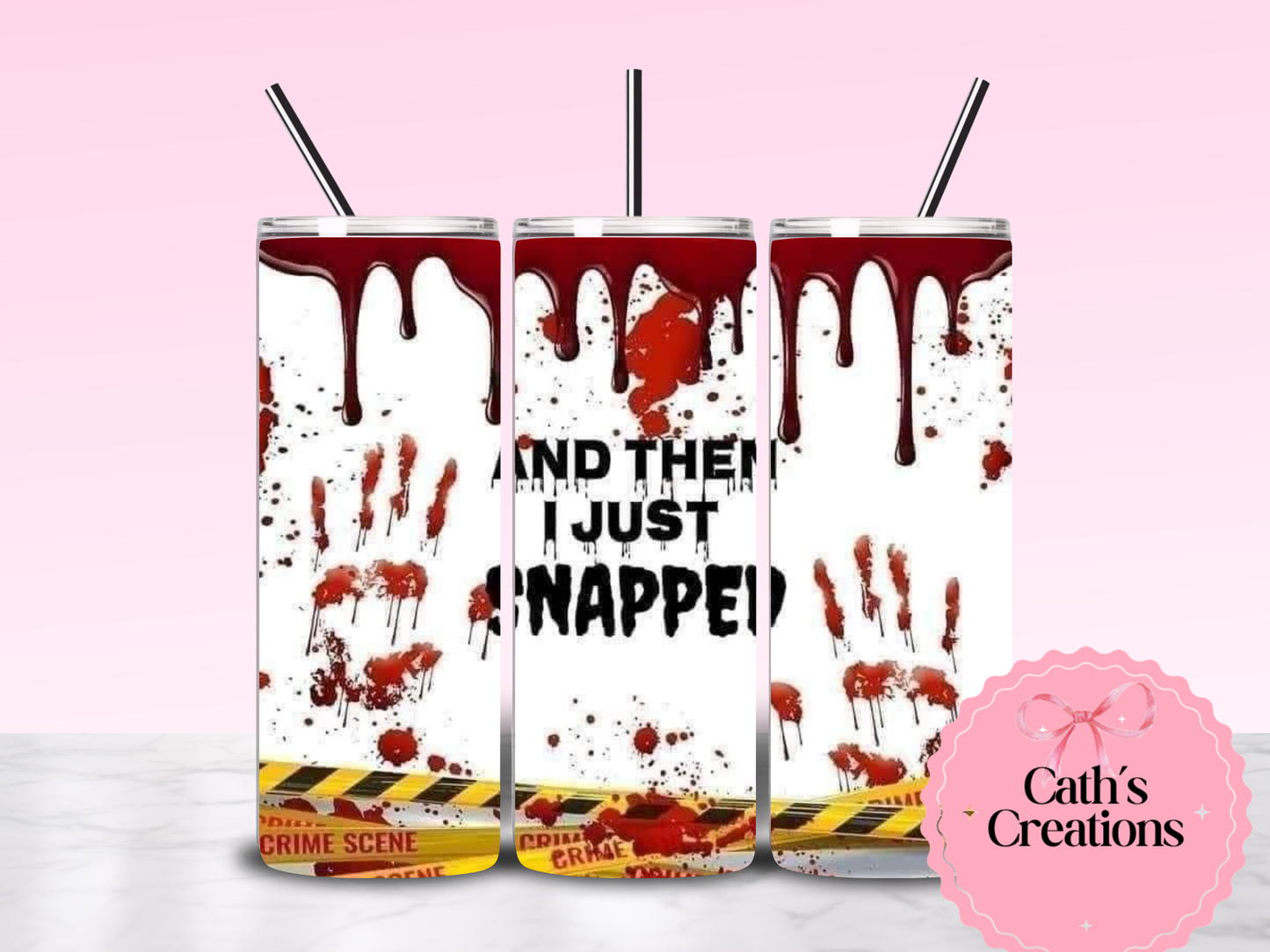 20oz horror tumbler