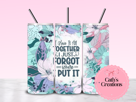 20oz tumbler with design