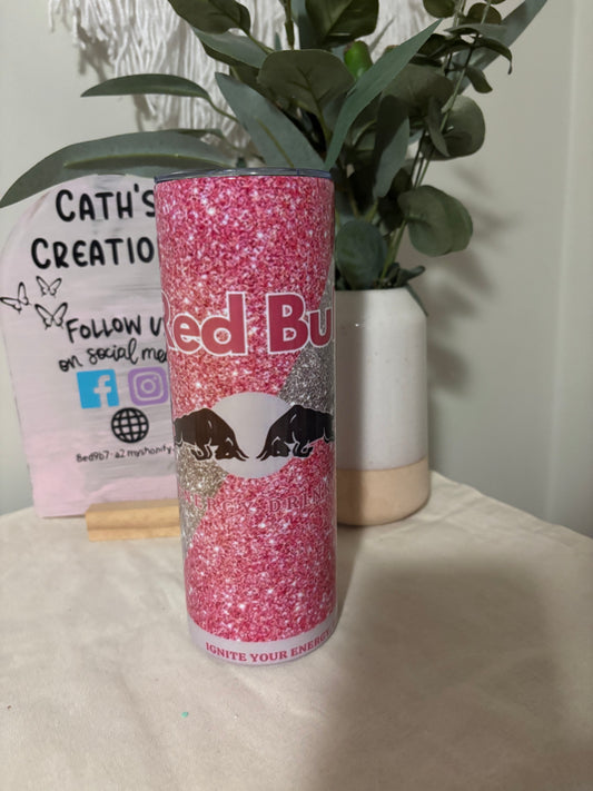 Red bull 20oz Sublimation stainless steel tumbler