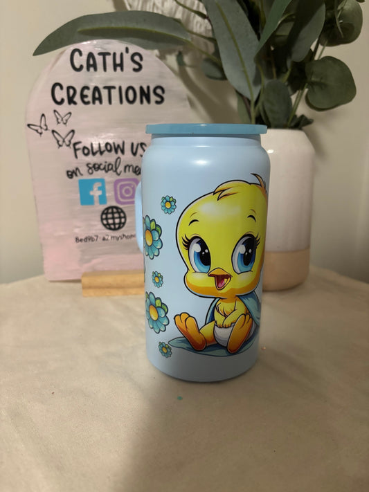 Tweety Bird Stainless steel tumbler