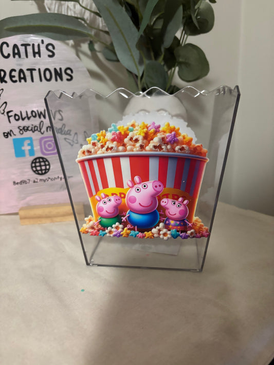 George pig popcorn box