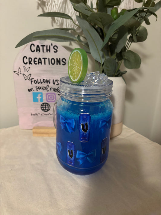 Mason Jar Fizzy Snowglobe