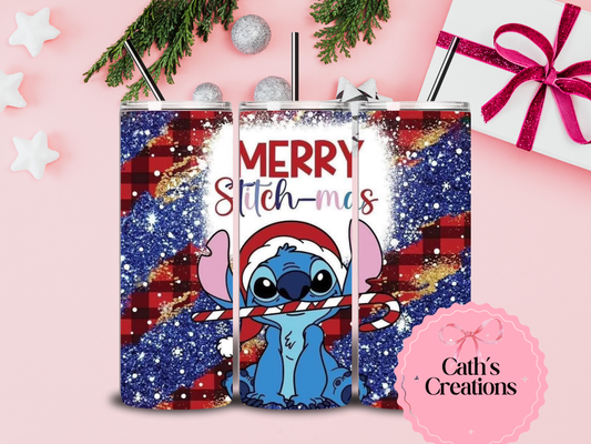 Stitch 20oz Christmas Tumbler