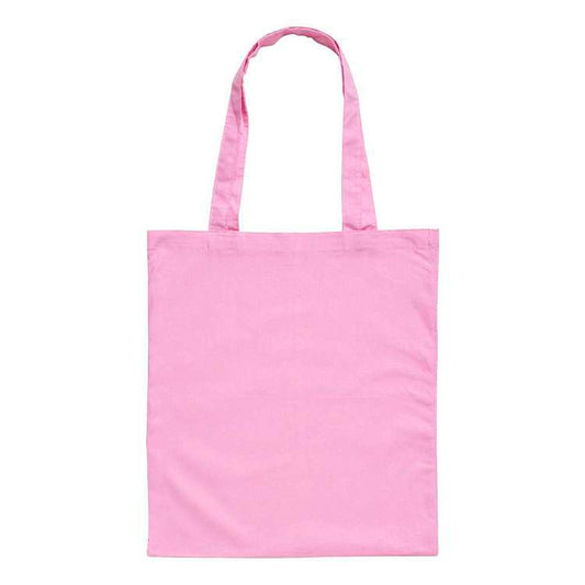 Pink tote bag