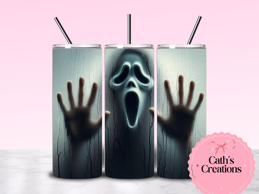 20oz Ghost face tumbler