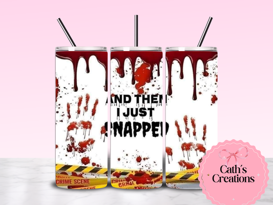 20oz horror tumbler