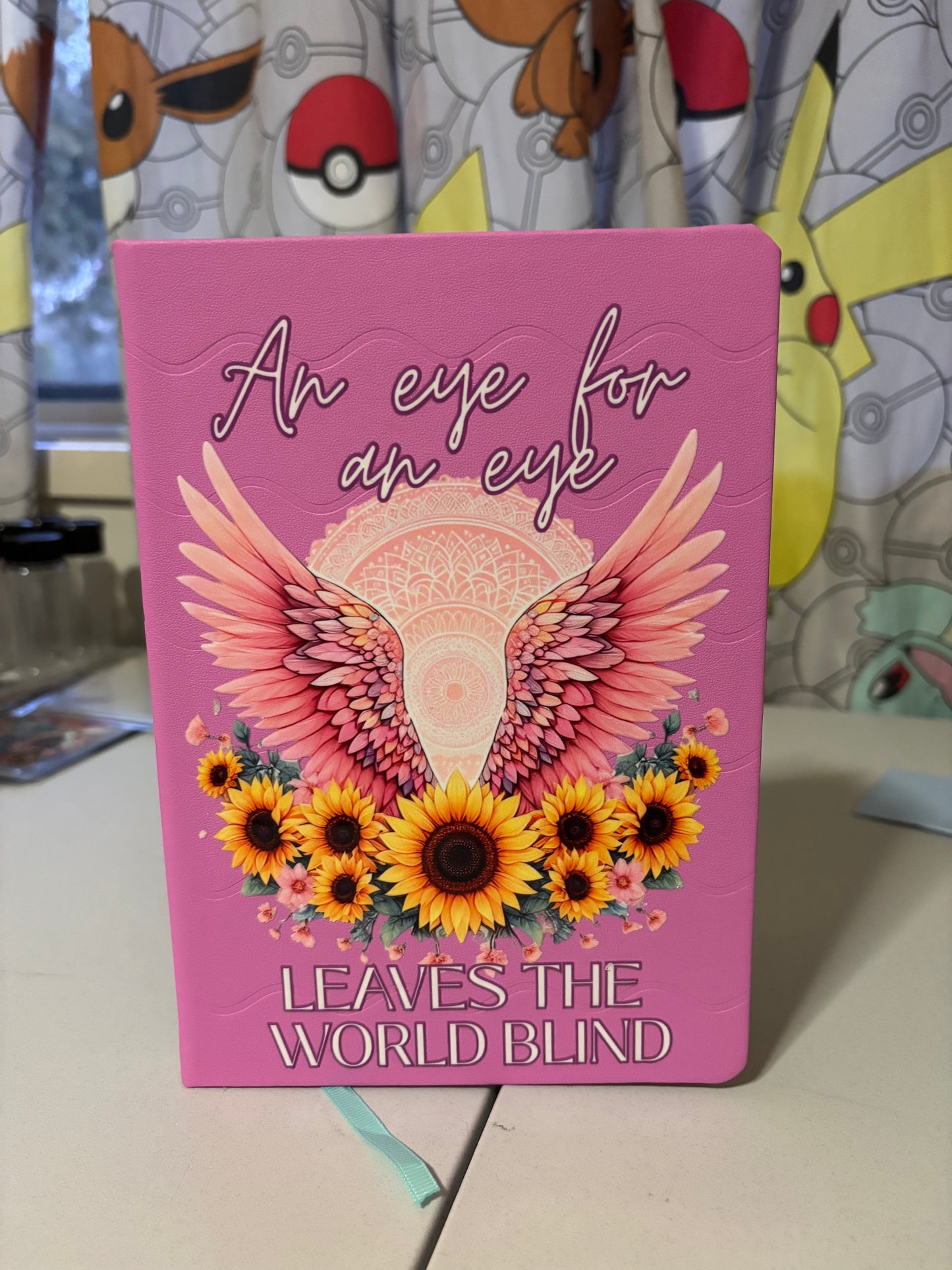 An eye for an eye leaves the world blind Notebook